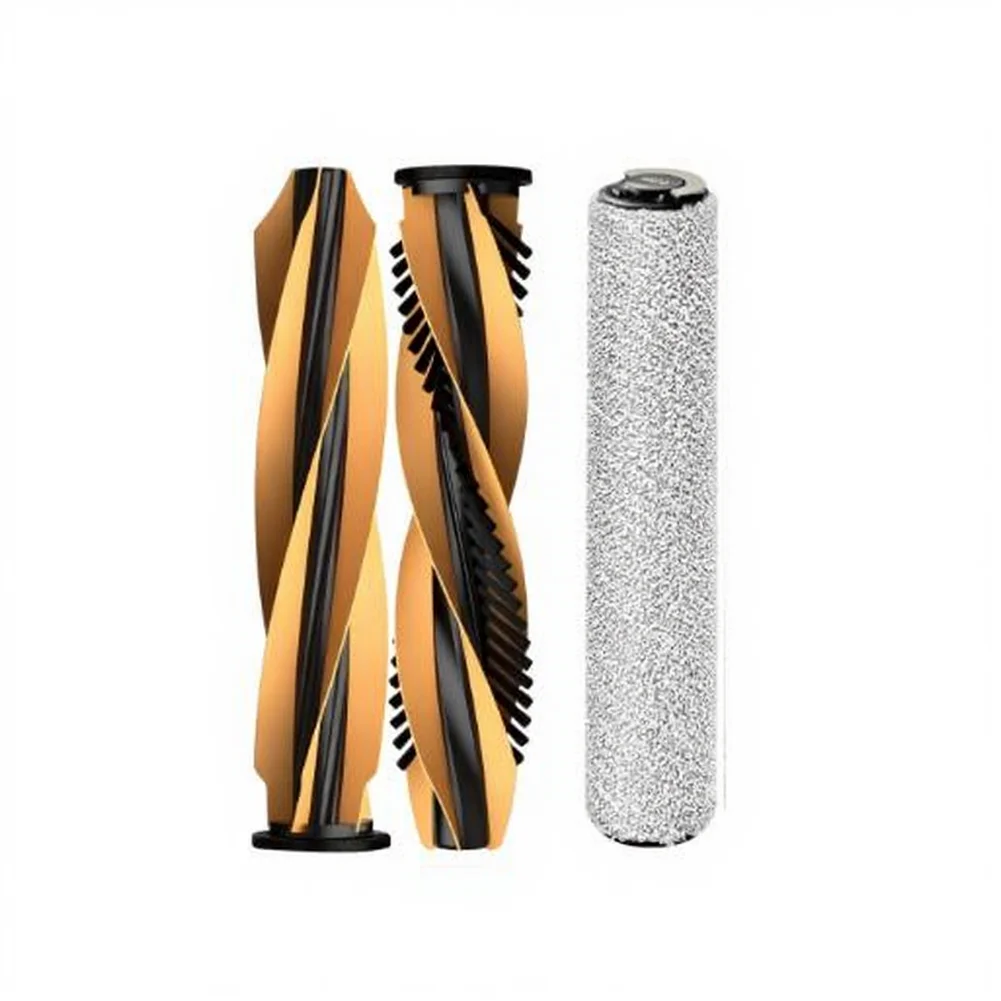

3PCS Main Brush Roller Cloth Kit For Mova Z60 Ultra Pro Robot Vacuum Cleaner High Quality Rubber Nylon V Shape Replacement Parts