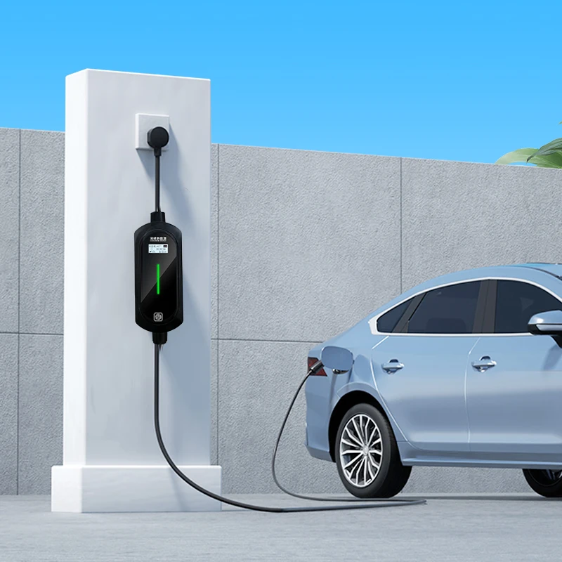 Stazione di ricarica portatile per carica auto diretta in fabbrica Stazione di ricarica portatile per caricabatterie Ev