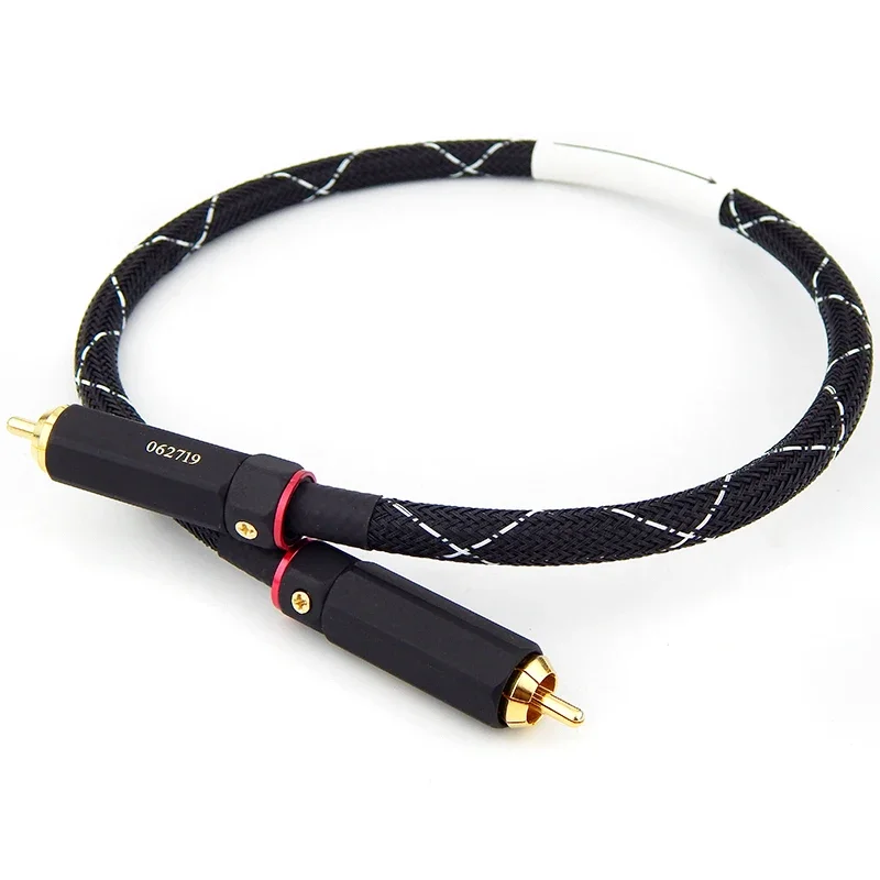 Hifi Audio Video 75ohm Digital Coaxial DAC Cable Press amplifier decoder RCA cable Stereo TV Audio speaker Digital line