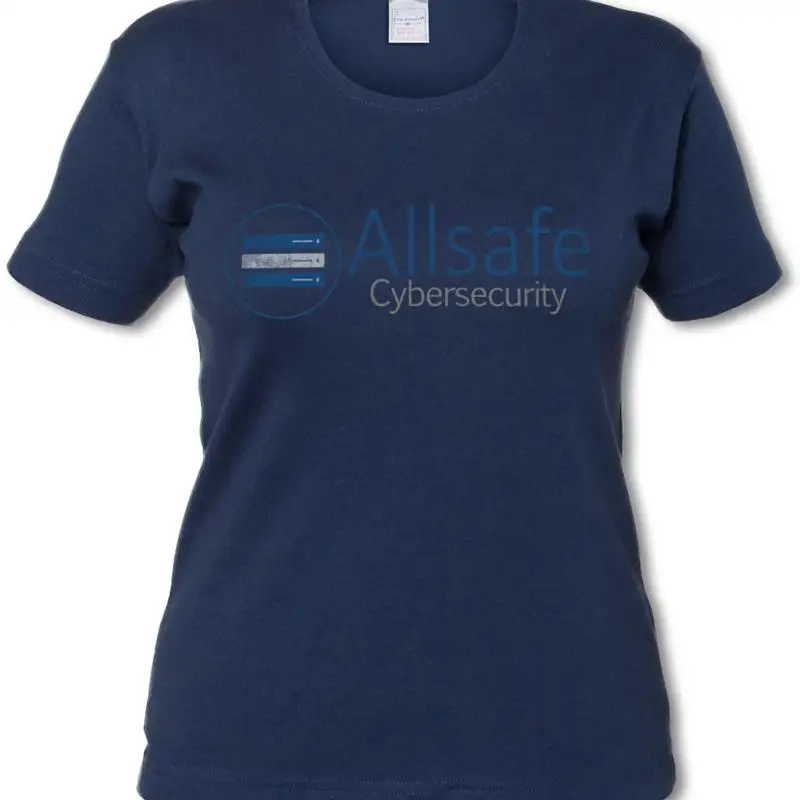 ALLSAFE CYBERSECURITY WOMAN T shirt fsociety Hacker TV Evil E Corp Mr Robot