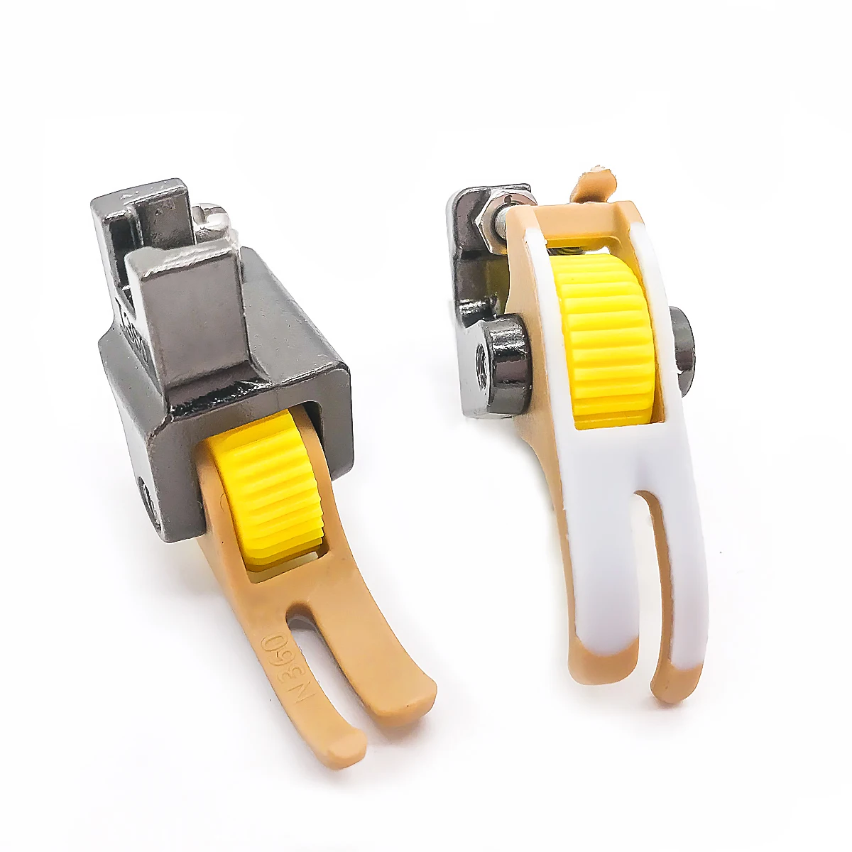 New flat car with wide seam T360 PTFE zipper presser foot 0.3 left narrow right wide roller presser foot