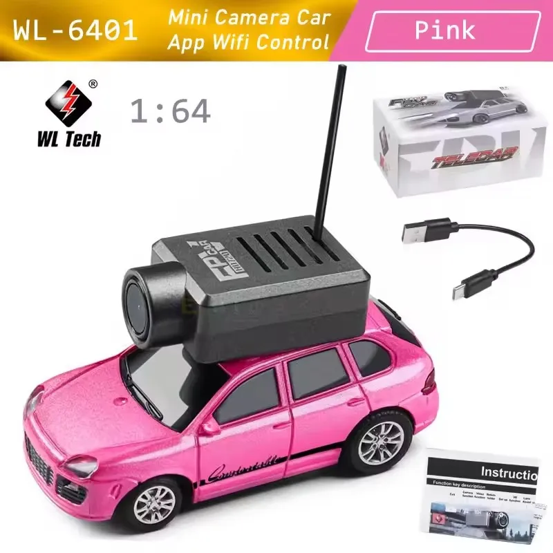 Wltoys 6401 Mini Fpv Rc Car Gyro Version 1/64 4x4 Full Scale Rc Cars Hd Video Transmission Photo And Video And Vr Function