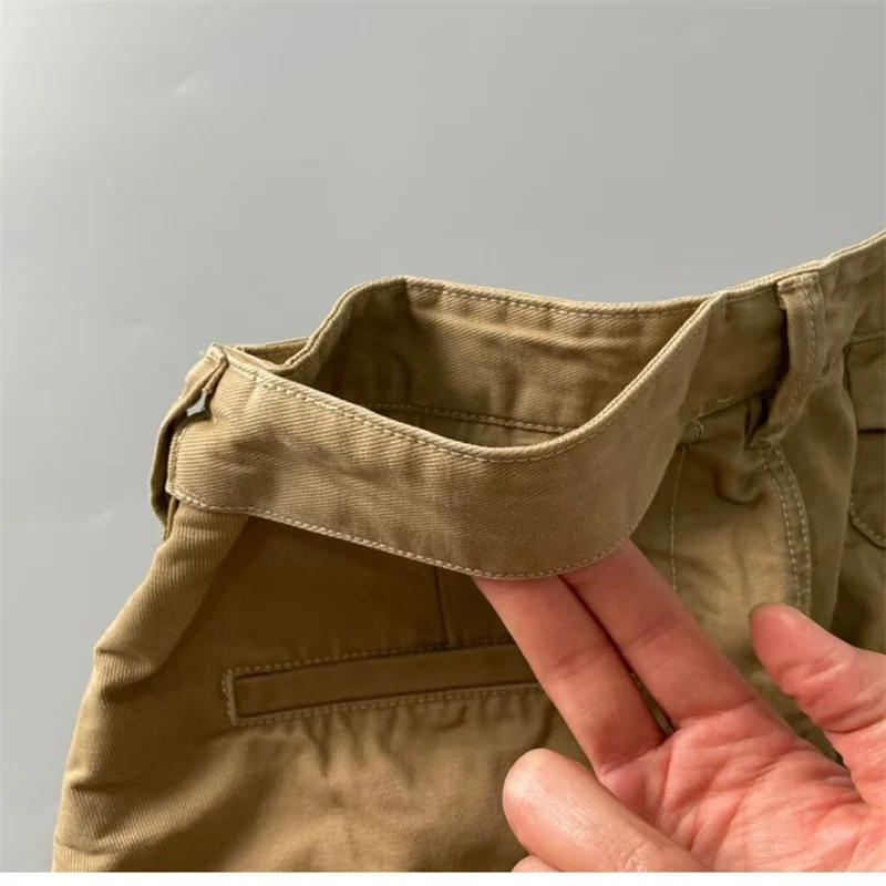 Pantalones Cargo informales para hombre, ropa de trabajo táctica holgada, reseñas coreanas, Muchas prendas, 2024