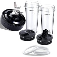 A09G-Blender Replacement Parts Compatible for Nutri Ninja,5 Fins Extractor Blade Accessories for Ninja QB3000/QB3000SSW