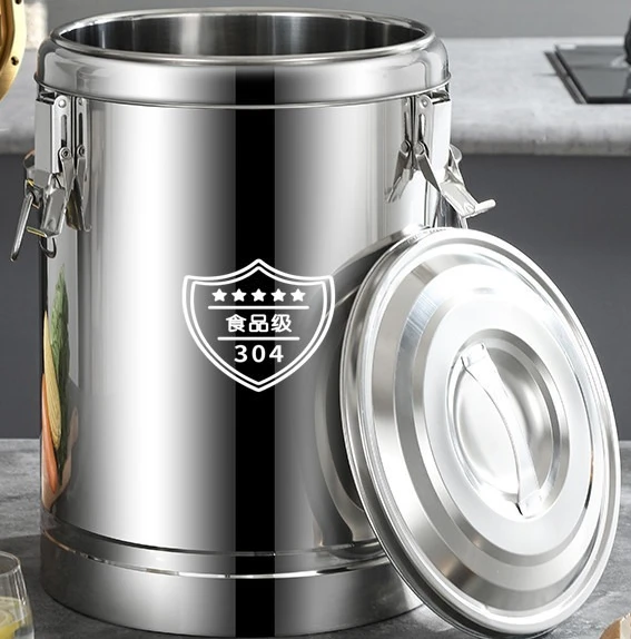 

Stainless steel, thermal insulation bucket, large capacity, rice bucket