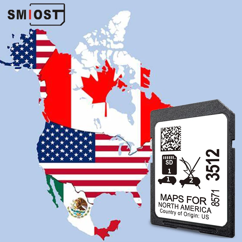 

GPS Sat Nav for Cadillac Escalade/XT4/XT5/XT6/CT4/CT5/CT6 Car Navigation Update North America map SD Card GM 8571 3512