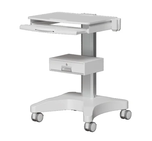 Medical Trolley Cart for Hospital With  Mount Oral Scanner Holder Cpu Holder Box Nurse Mobile Works