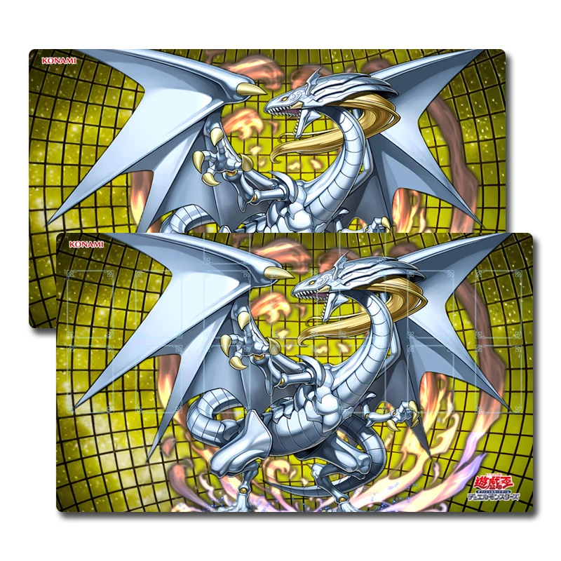 

Игровой коврик Yugioh Legendary Dragon of White Yu-Gi-Oh! TCG OCG Коллекционные карточные игры Коврик Duel Plate Резиновый коврик для карт Коврик для мыши