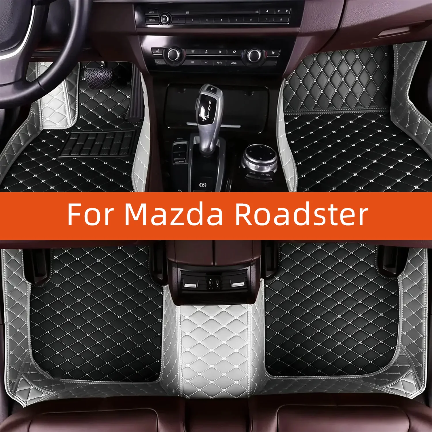 

Custom Leather Car Floor Mat For Mazda Roadster 2020 2021 2022 2023 2024 2025 2026 2027 Car Mat Interior Accessories