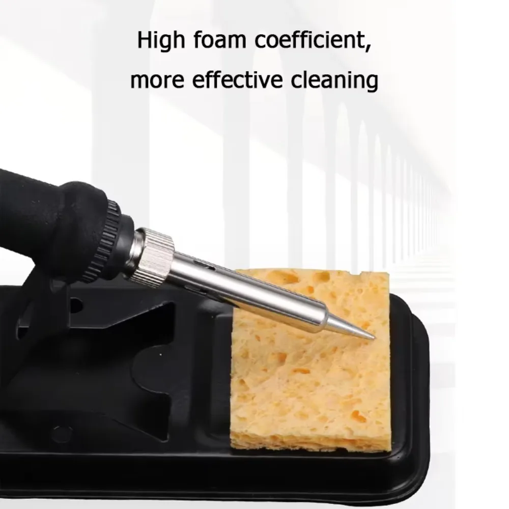 5/10PCS high-quality professional high-temperature resistant compressed wood pulp cotton, soldering iron tip cleaning sponge