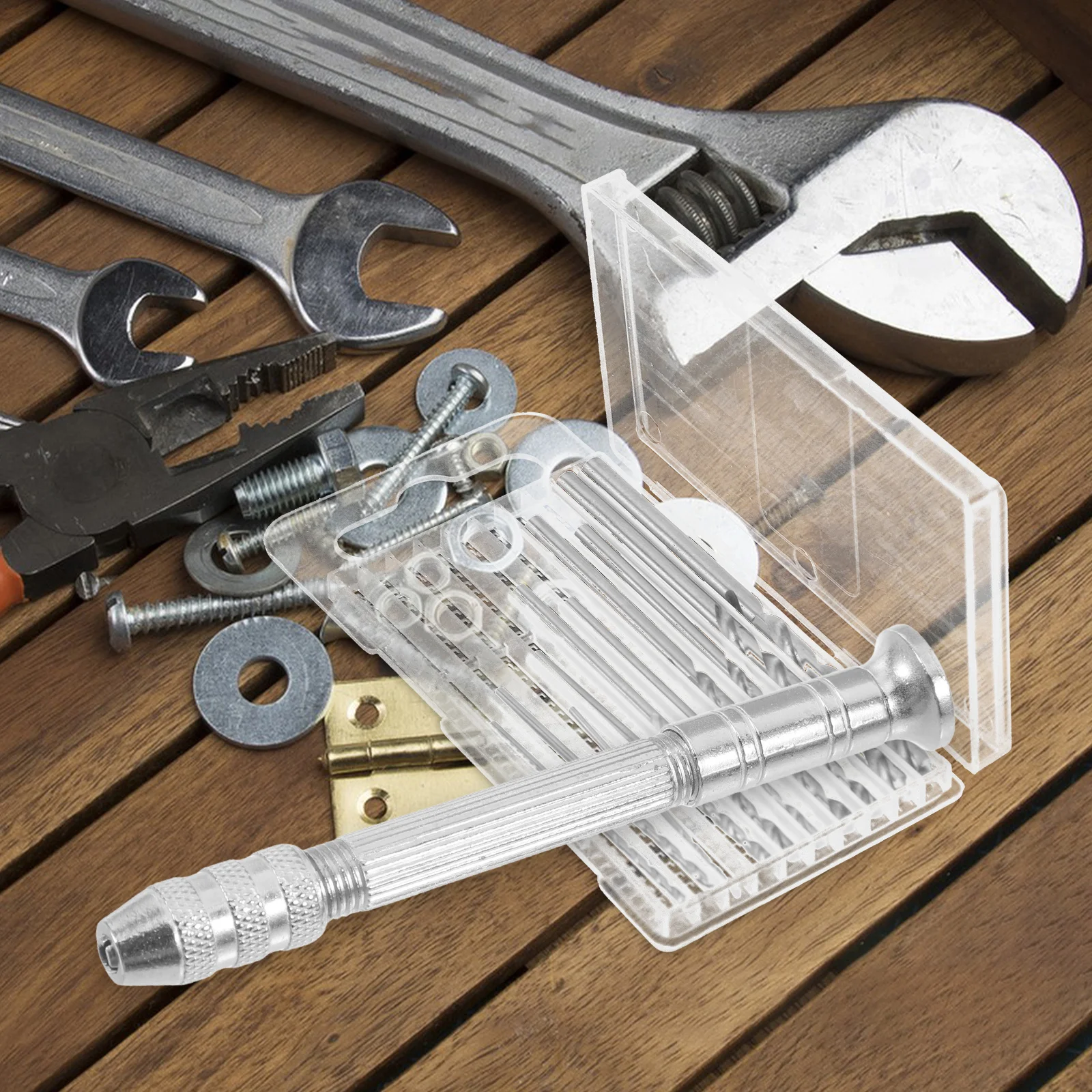 اليد مثقاب مجموعة 0.8-3.0 مللي متر قابل للتعديل دبوس ملزمة للخشب مجوهرات من مادة الراتنج الحرف البلاستيكية هواية أداة دبوس ملزمة اليد الحفر