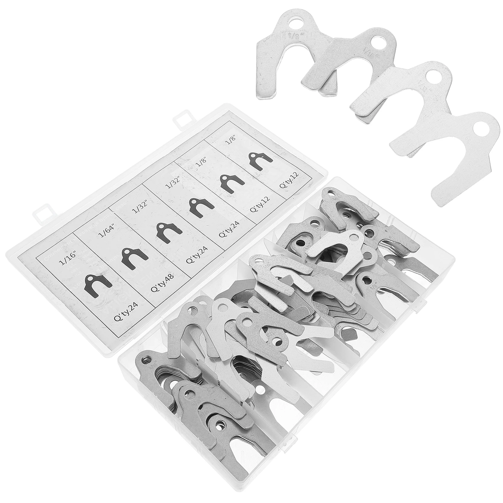 

144Pcs Auto Alignment Body Shims Car Alignment Shims Assortment for Precise Automotive Adjustment Auto Body Shim