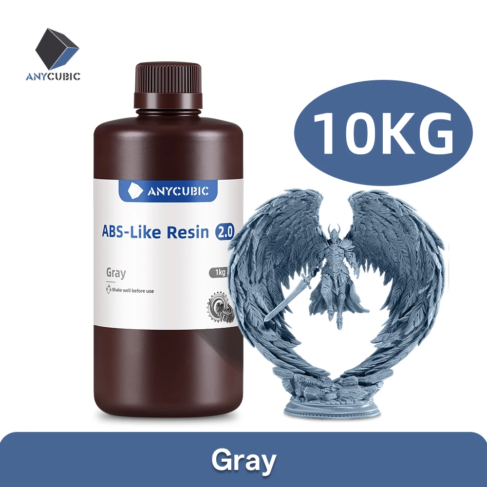 Nieuwe Anycubic 10KG 2.0 ABS-achtige hars 3D-printer fotopolymeerhars hogere sterkte & veerkracht snelle uitharding hoge precisie hars