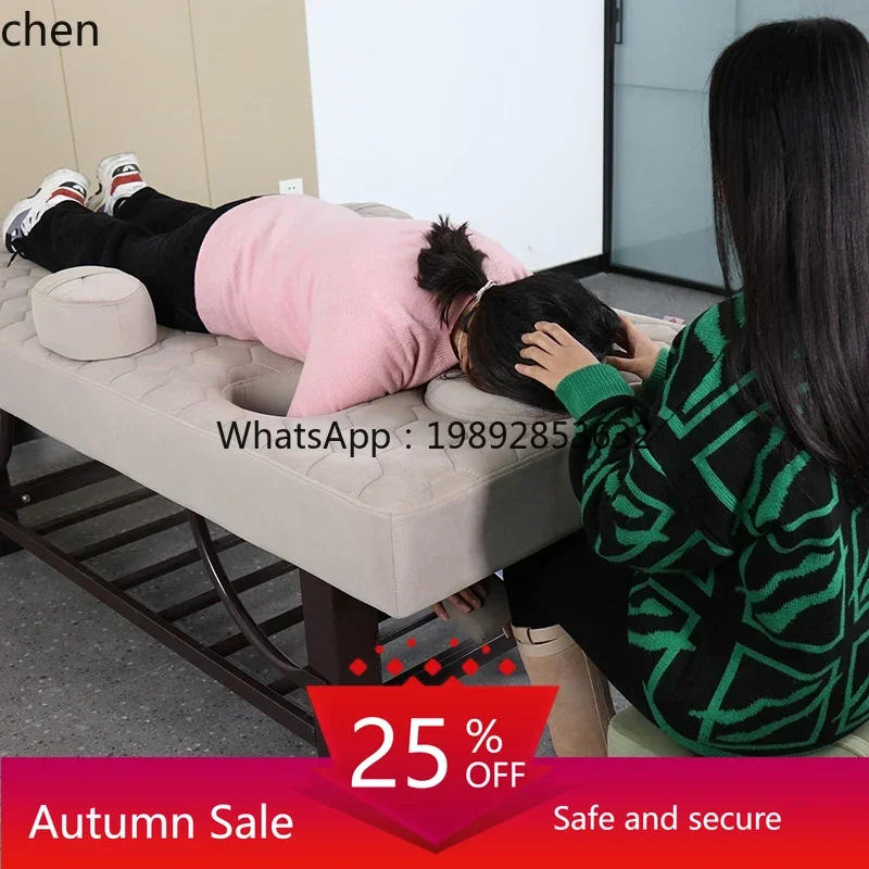 

Massage bed physiotherapy beauty bed with lying hole beauty salon SPA bed