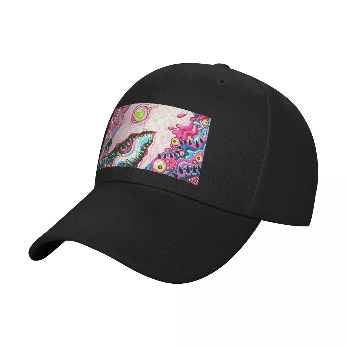 Glitterwolf Acrylic Painting Baseball Cap Luxury man cap Designer Hat Golf Men Women's