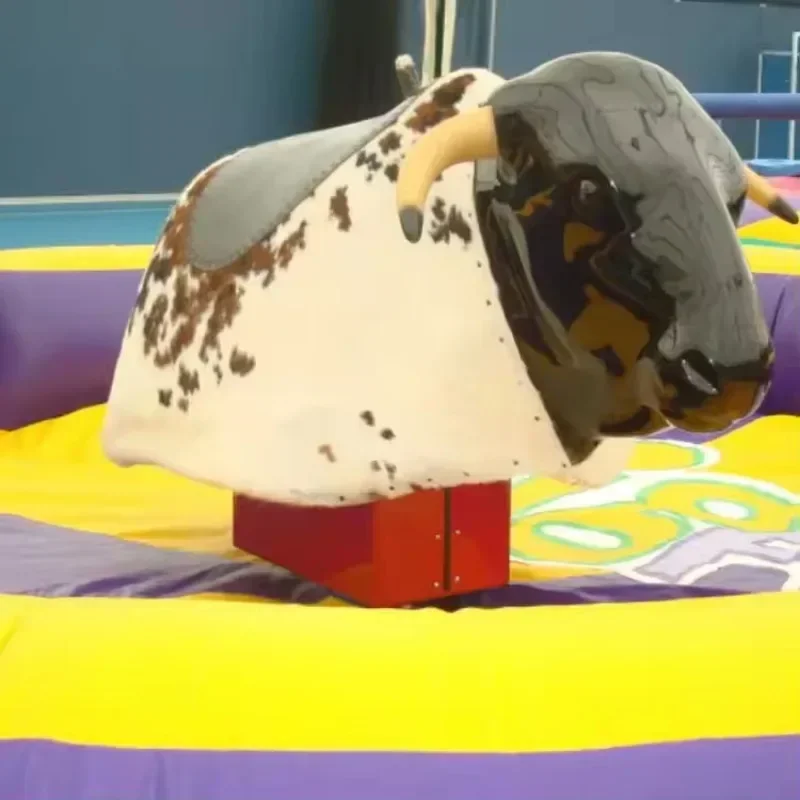 Groothandelsprijs: Western Rural Mechanical Cowboy Racing Rijden Volwassen Opblaasbaar Bull Game Hot Selling