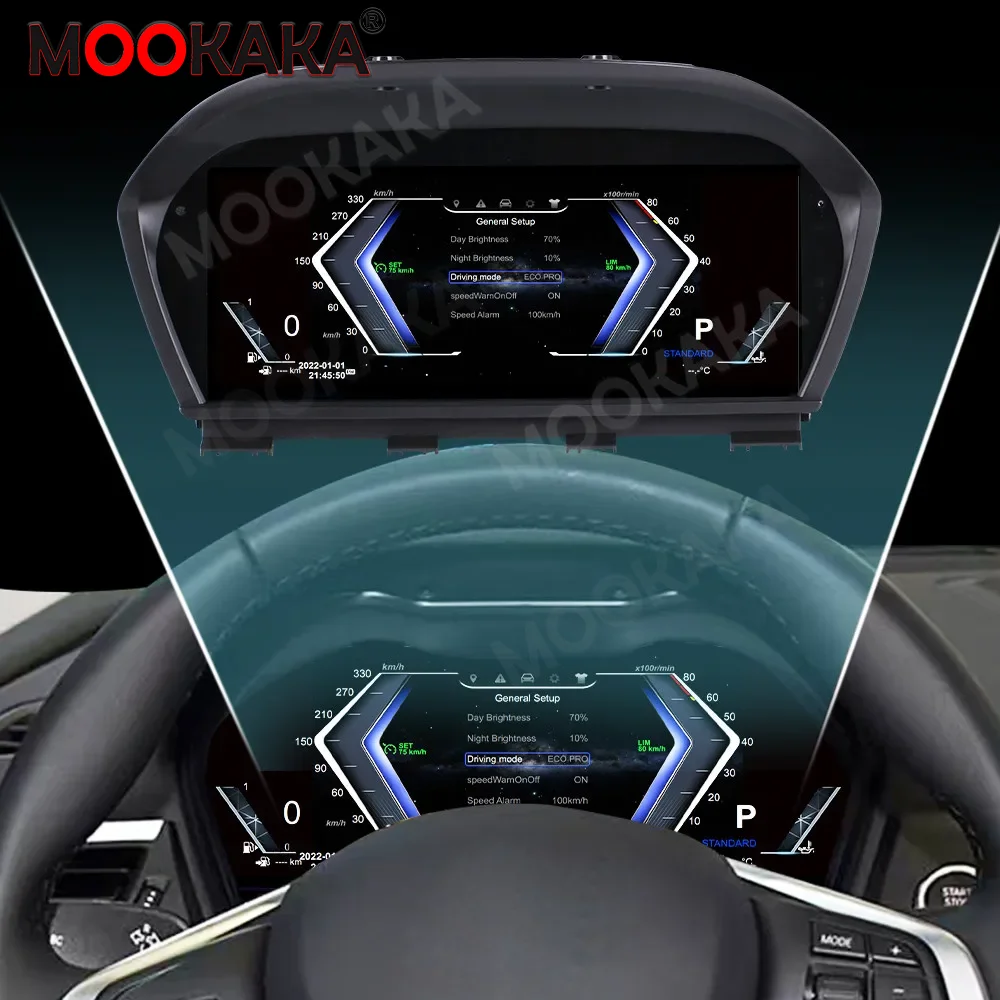 2 Din Dashboard Digital Cluster For BMW 1 Series F20 F52 2013-2025 Instrument Meter Screen Auto LCD Speedometer Display Headunit