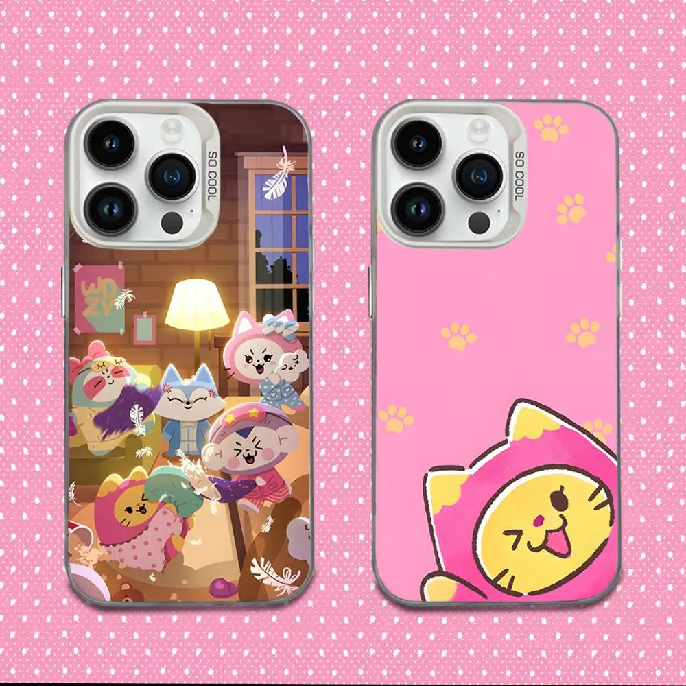 

Cute I-Itzy Wdzy Phone Case For iPhone 16,15,14,13,12,11,Mini,Pro,E,MAX White Candy Matte Shockproof Cover