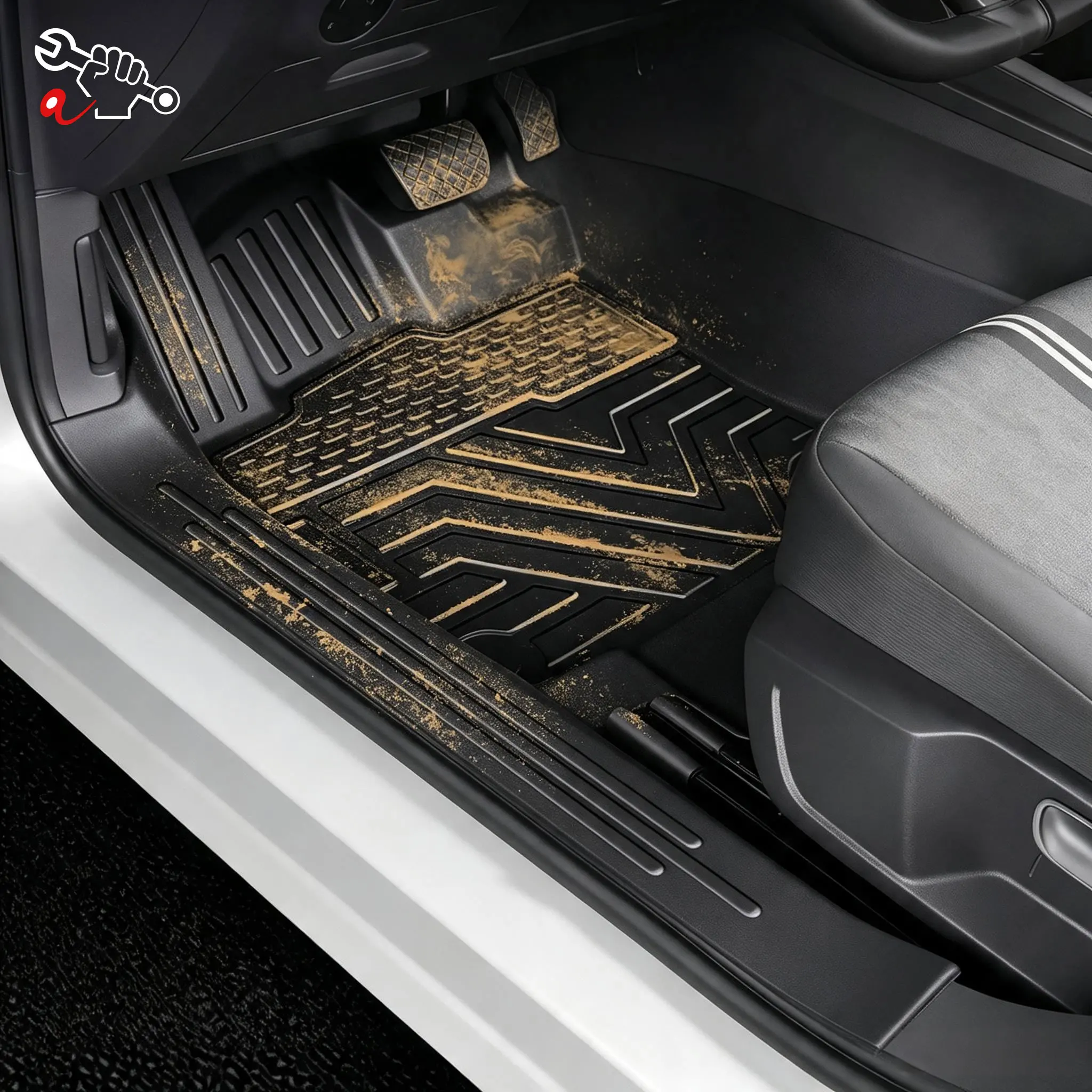Left-Hand Drive Car Custom Fit Floor Mat For ORA 03 Good Cat 2021-2026 Waterproof Odorless Durable Full Coverage Floor Liner