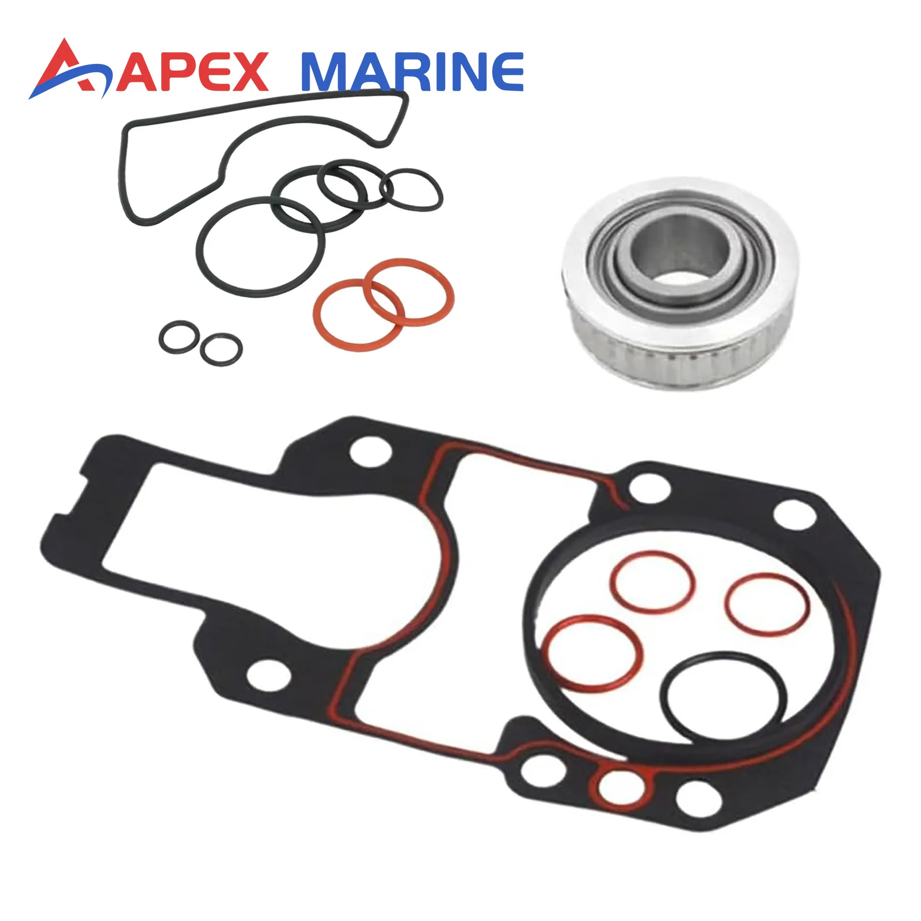Fits for Mercruiser Sterndrive Alpha 1 Gen 2 R MR Motor Gimbal Bearing Gasket Seal Kit 27-94996Q2 64818A3 879194A02 16755Q1