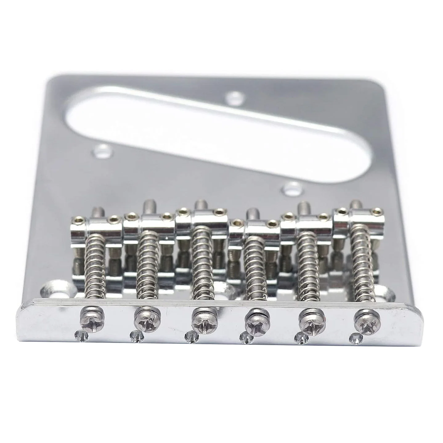 (AD10) Vintage Style 6 Strings Saddle Top Loader Bridge for Tele Telecaster Style Electric Guitar Parts Replacement
