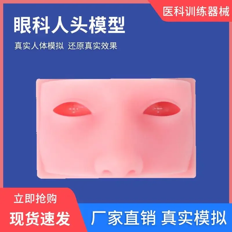Ophthalmic Head Model Microsurgery Animal Eye Exercises High Quality Silicone Material