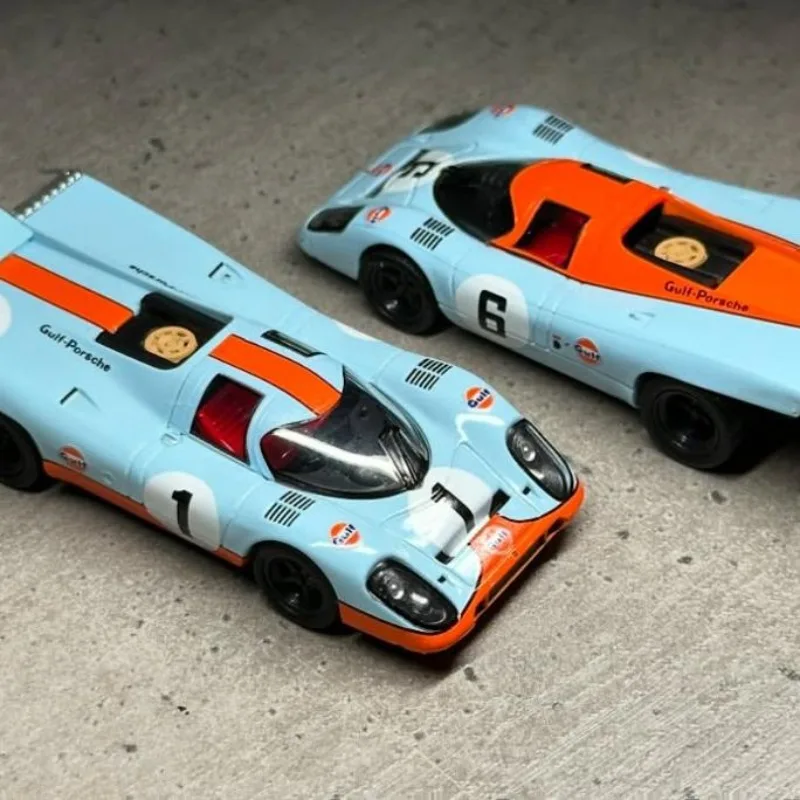

In stock: 1:64 Gulf 917 #2 simulation alloy racing car model, boys' toys, children's gifts, adult collectible ornaments.