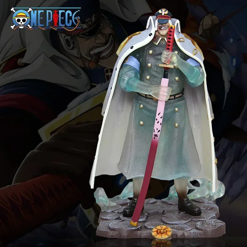 30CM One Piece Shiryu Shiliew Action Figure Blackbeard General Navy Admiral PVC Statue Model Toy Gift Decoration