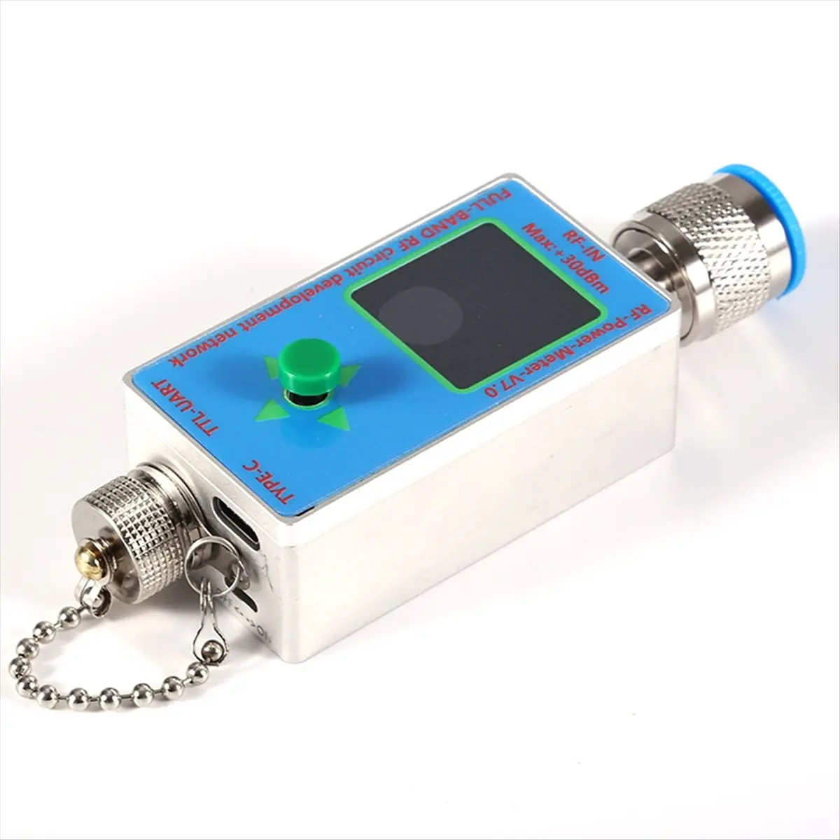 【~ New Y24A】V7.0 Power Meter 10GHz Power Detector 30dBm Max Input N-Type Connector USB-C Port