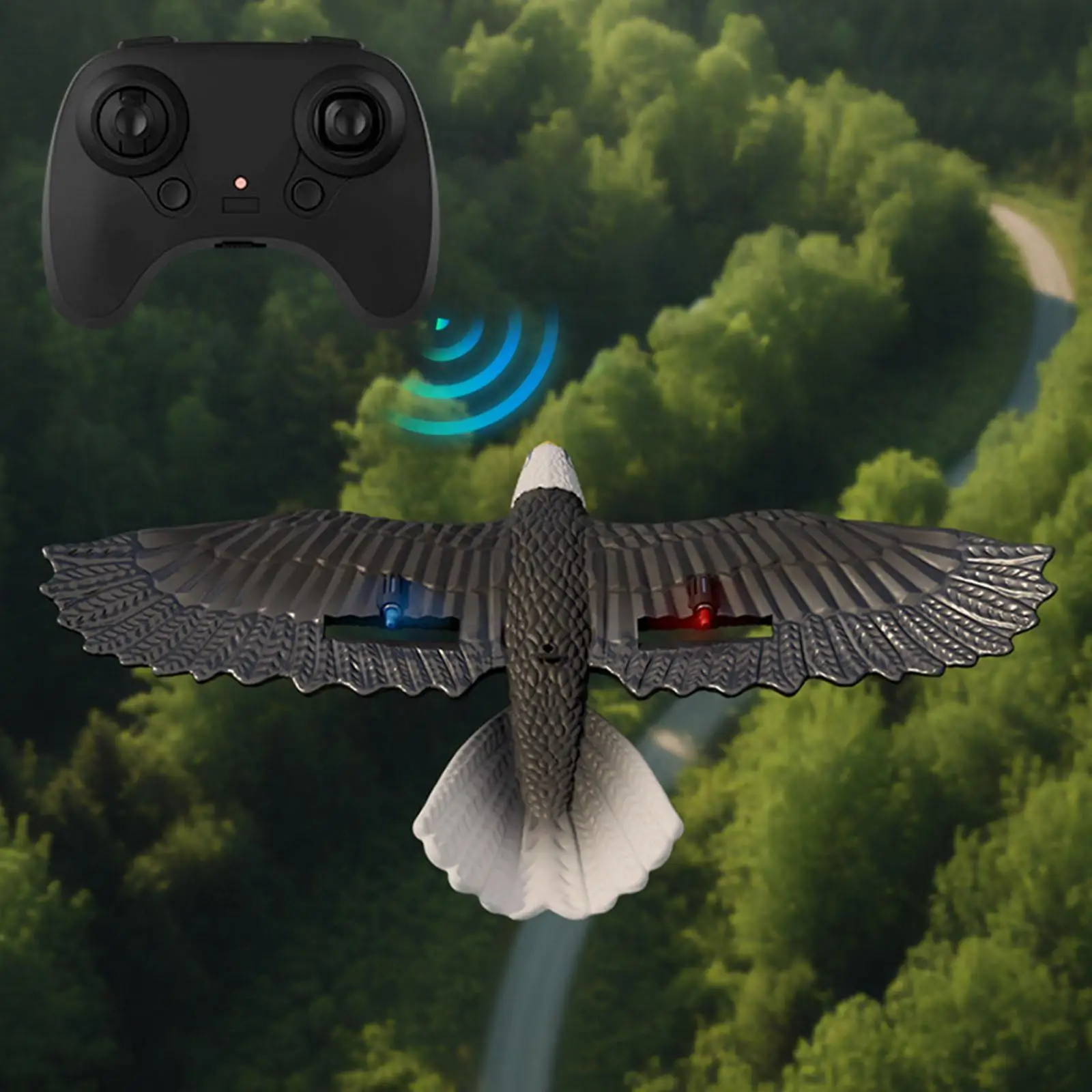 

RC Glider with LED Turn Left and Right Aircraft for Kids Beginners Boy Girls