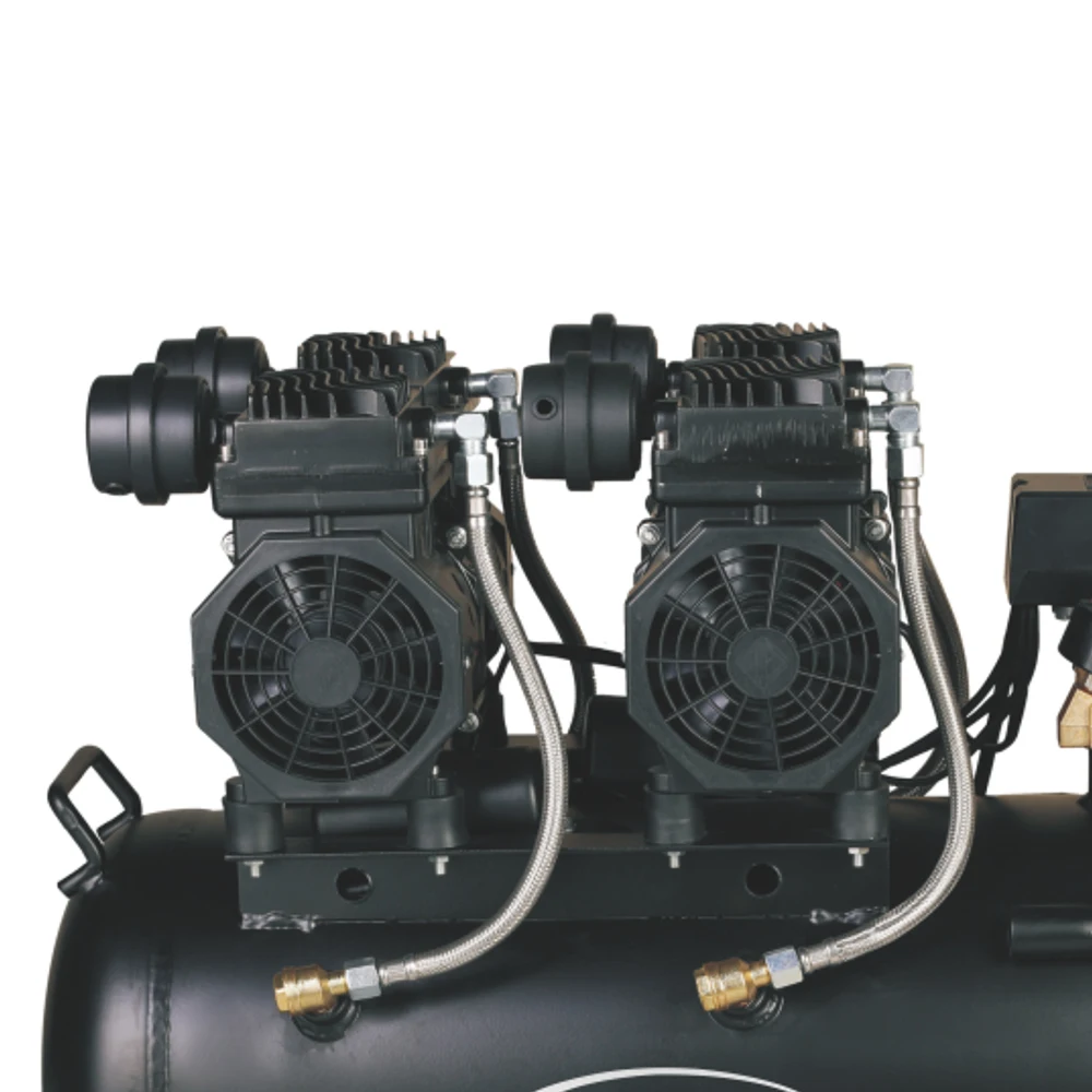 MZB China Outstanding Oil Free Air Compressor 50 Liter Low Noise Oil Free Silent Air Compressor 50l 2880 Rpm 2.4kw 3.2hp