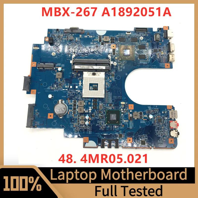 

MBX-267 материнская плата для ноутбука Sony, материнская плата 48.4MR05.021 S1204-2 A1892051A SLJ8E DDR3 100%, полностью протестирована