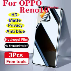 Reno10Pro+ Privacy Screen Protector For OPPO Reno 10 Pro Matte Hydrogel Film Reno10 Soft HD Full Coverage Anti Blue Anti Peeping