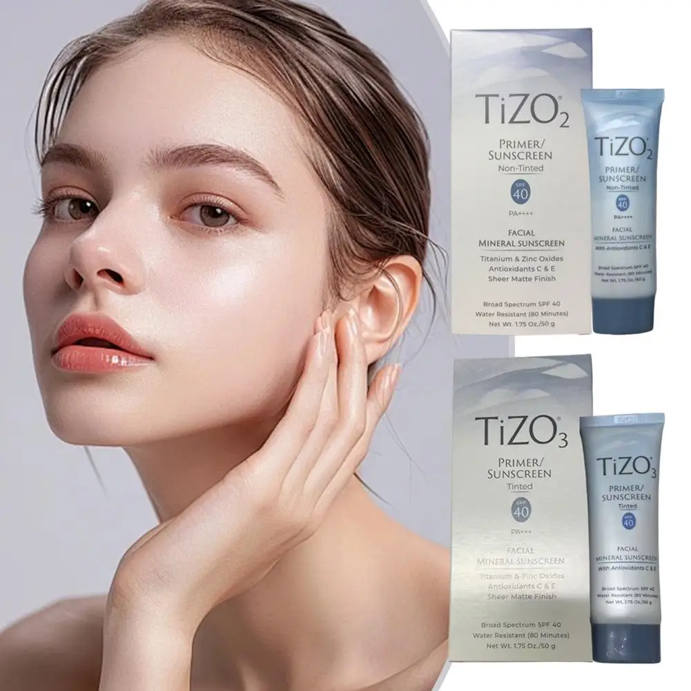 

Tizo2/3 Солнцезащитный крем Чистая физическая изоляция Крем для лица SPF40 Контроль жирности Защита от солнца Длительный водонепроницаемый и устойчивый к поту