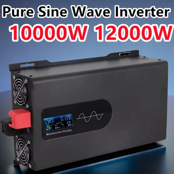 12kw טהור sine גל inverter 12v 24v 48v 72v 96v כדי ac 220v 110v 10000w 12000 חשמל סולארית 50hz 60 הרץ ממיר מתח