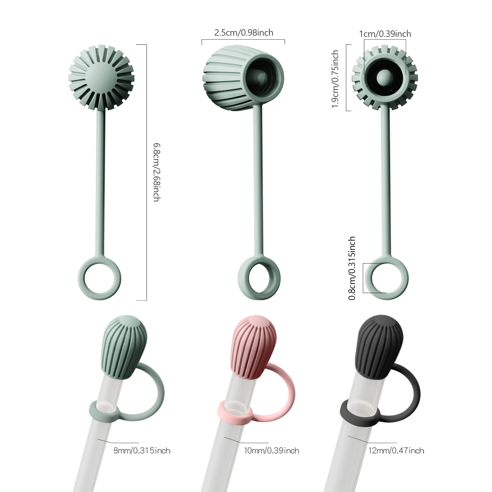 أغطية قش السيليكون من UMUST، أغطية قش مقاومة للغبار لأكواب ستانلي 30 أونصة/40 أونصة، ملحقات علوية من القش قابلة لإعادة الاستخدام