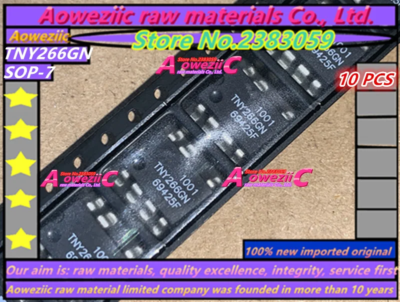 Aoweziic 2021+ 100% New Imported Original TNY263GN TNY264GN TNY265GN TNY266GN TNY267GN TNY268GN  SOP-7  Power Chip