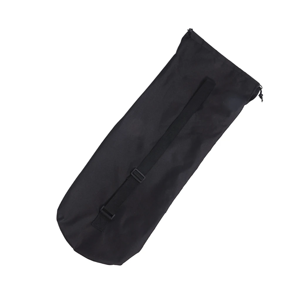 حقيبة ظهر مقاومة للماء للتزلج شديدة التحمل برباط للإغلاق للرجال والنساء والسفر في الهواء الطلق وتخزين السكوتر باللون الأسود