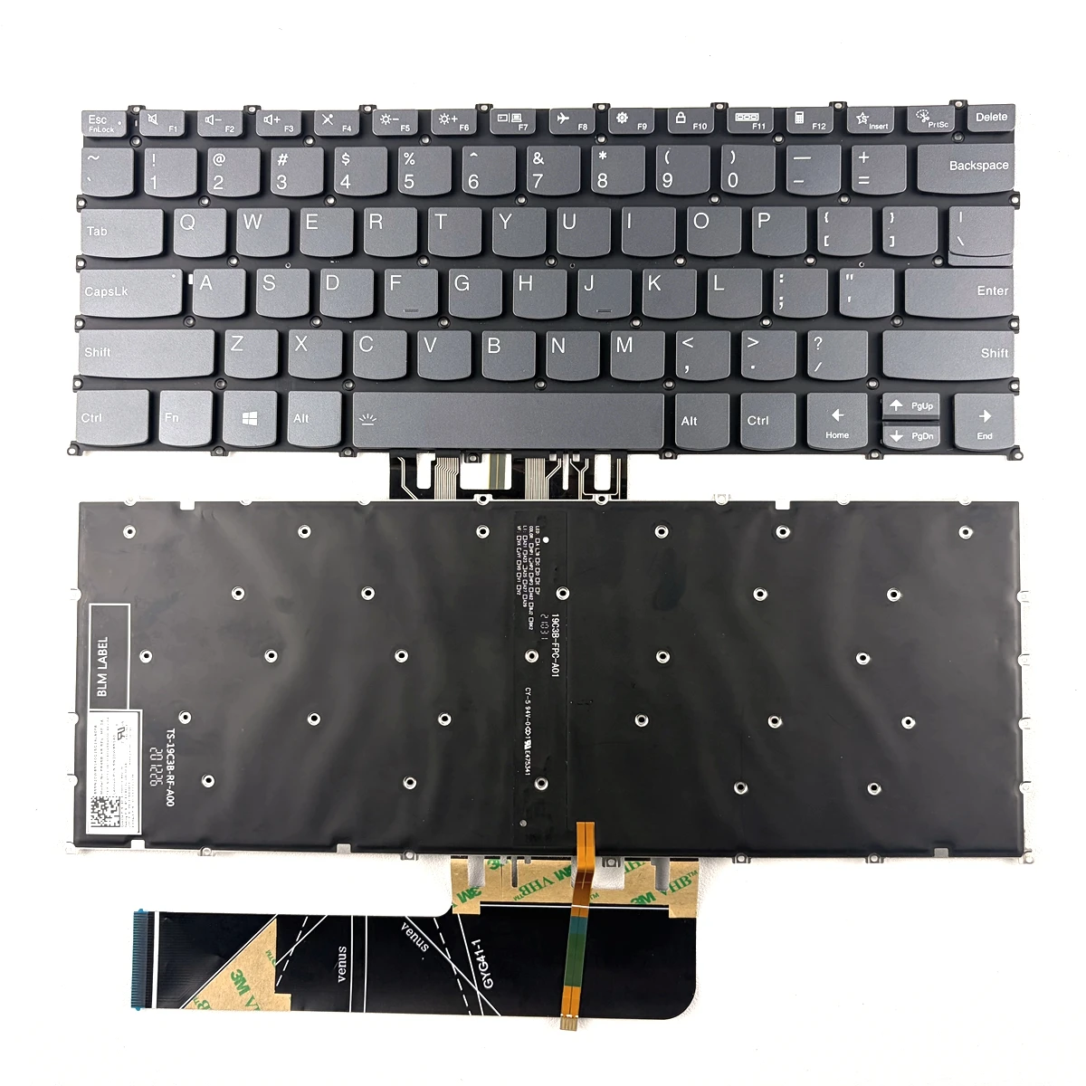 

US/Brazil Backlit Keyboard for Lenovo IdeaPad Slim 5 14AHP9 14IMH9 14IRU9 14IAH8 14ABR8 14IRL8,83DB 83DA 83FV 83BF Series