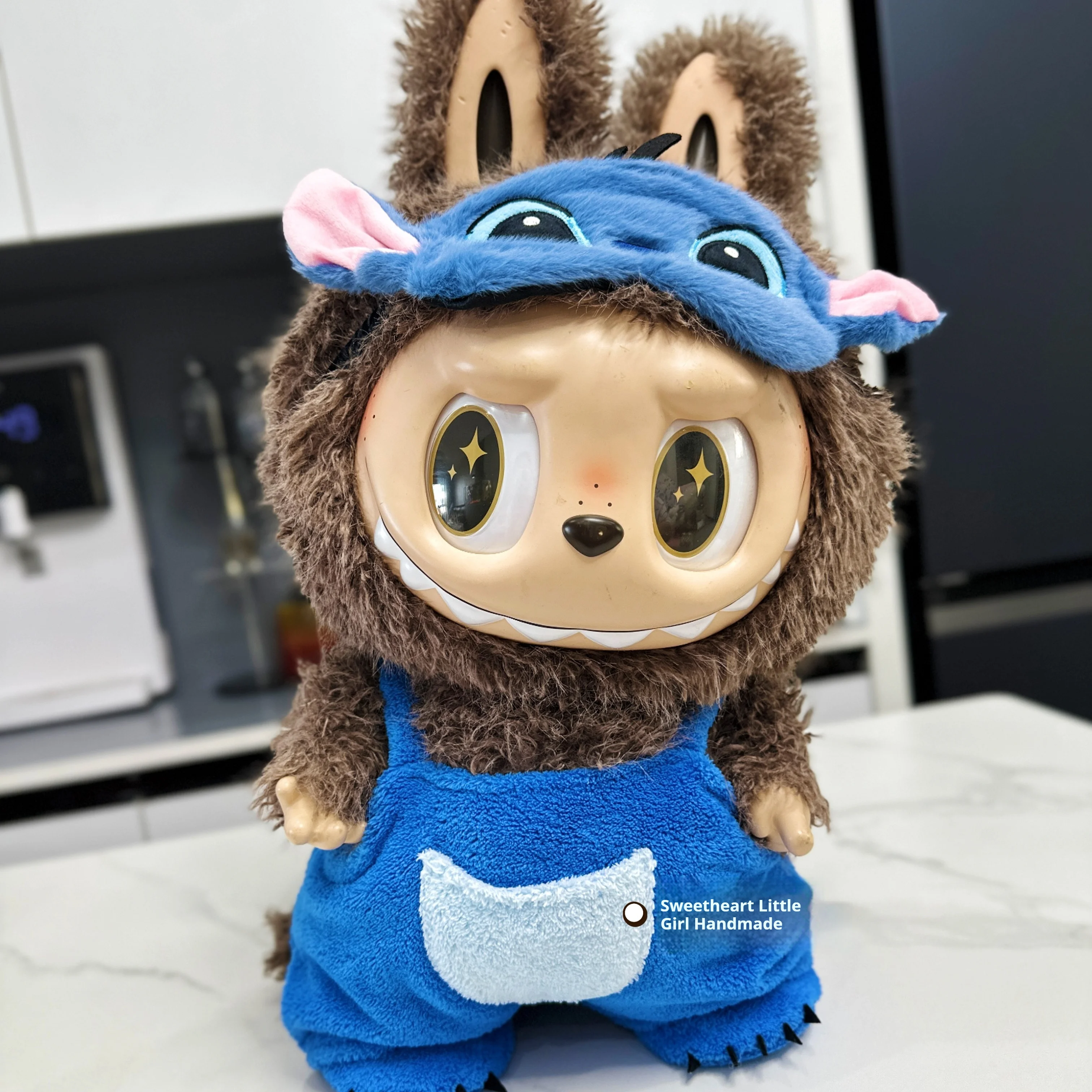 ملابس لطيفة لـ 58 سنتيمتر Labubu Zimomo دمى كبيرة الملابس الكرتون غرزة الملابس مجموعة فستان إكسسوارات دمي مخصص لتقوم بها بنفسك اللعب الهدايا