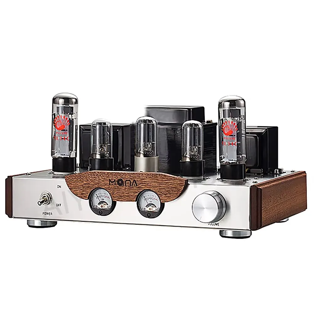 AIYIMA SMSL HIFI 6H8C EL34 Tube Amplifier 2.0 8W Class A Vacuum Tube Amplifier Pure Handmade Weld Bluetooth Power Amp Audio