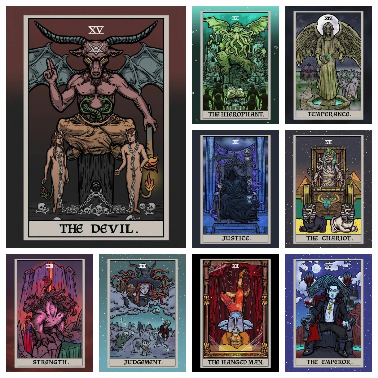 MINISO DIY الماس الفن اللوحة مجموعات مجردة عشاق الإرهاب بطاقة التارو الشمس القمر برج التطريز فسيفساء عبر غرزة #1