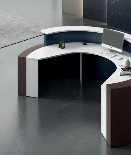 New Hot Selling Office Building Luxury Modern Design Circle Reception Desk