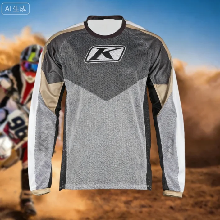 For Klim Off Road Motorcycle T-shirt Racing Men Breathable Long Sleeve Mountain Downhill Bike Clothes DH MTB Motocross Jersey - view 3