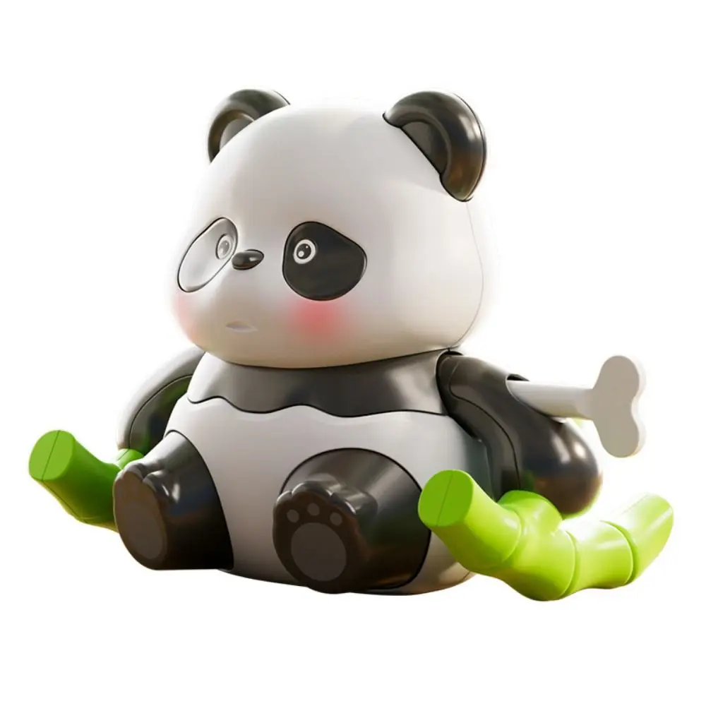 Swing Forward Panda Clockwork Toys Interactive Movable Anime Panda Wind-up Toy Cartoon Funny Swing Walk Crawling Toys Gifts