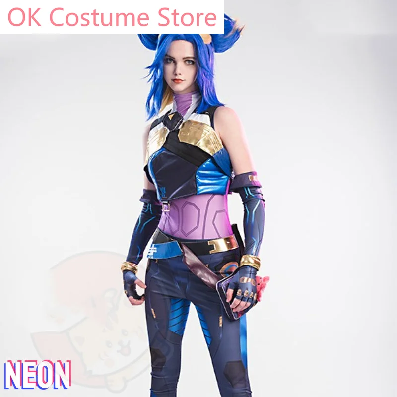 Game Valorant Neon Cosplay Costume Game Valorant Cosplay Kingdom Corporation Neon Costume and Cosplay Wig