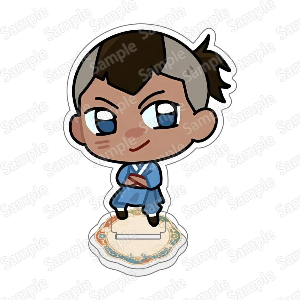 Anime Avatar: Der Herr der Elemente Neuer 10CM Chibi Acryl-Stand-Schlüsselanhänger Aang Katara Zuko Anime HD-Druck Desktop-Deko Sammlerstück – Detail 4