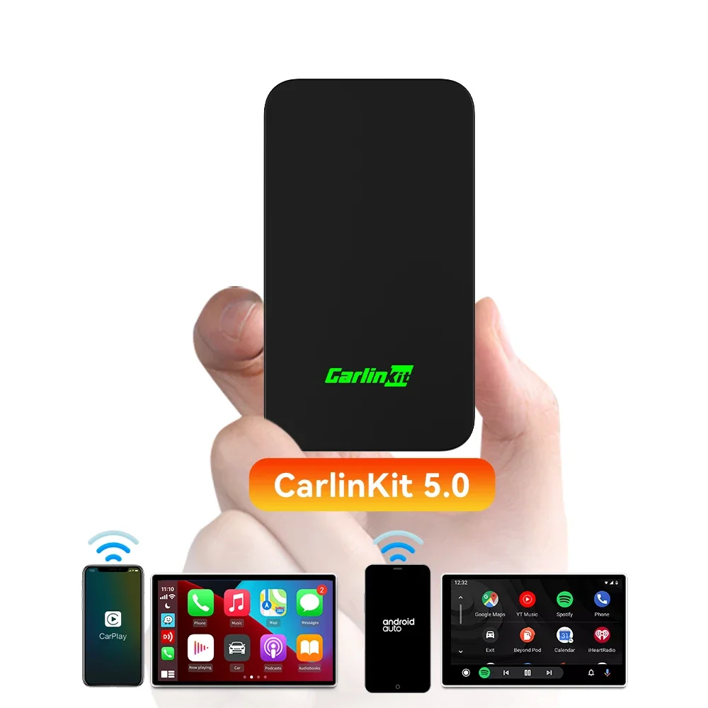 Carlinkit 5.0 Car Auto Carplay Smart Wireless Carplay Android Carplay Android Auto адаптер Потоковая передача Carlink 50, комплект Ai Box Carlinkit 5.0 Car Auto Carplay Smart Wireless Carplay Android Carplay Android Auto адаптер Потоковая передача Carlink 50, комплект Ai Box