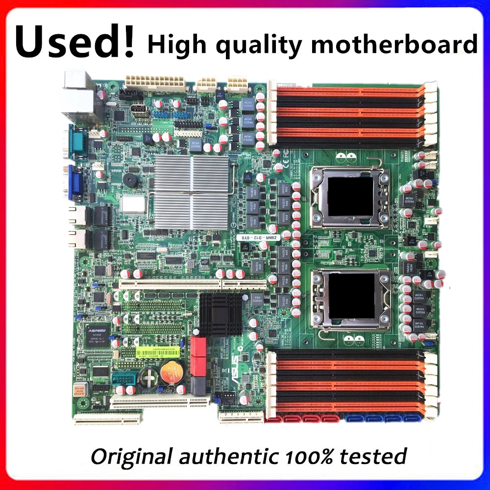 

Для ASUS Z8NR-D12-SYS используется оригинальная материнская плата для сервера Intel 5500, разъем LGA 1366 DDR3 X58 X58M, материнская плата