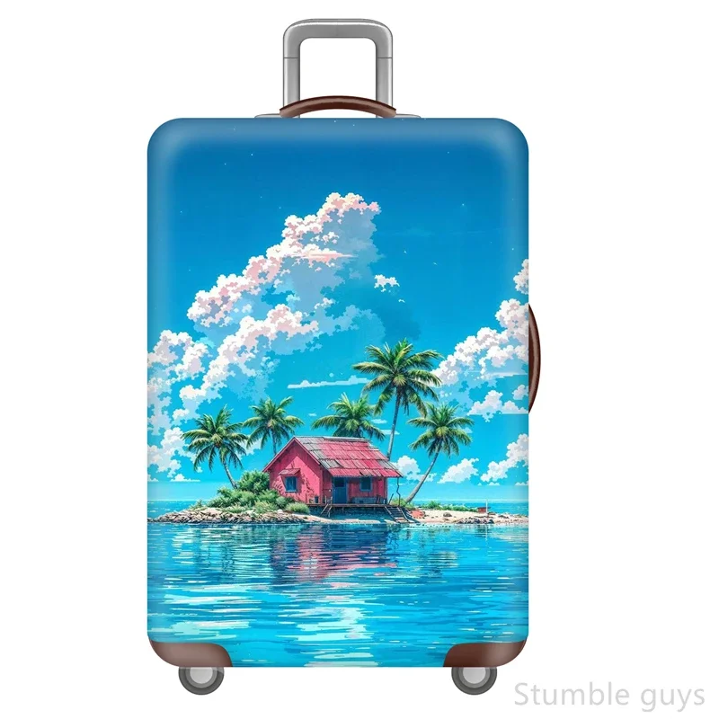 

High Elasticity Luggage Protector Cover Dustproof Wear-Resistant Suitcase Sleeve Durable Travel Accessory Trips